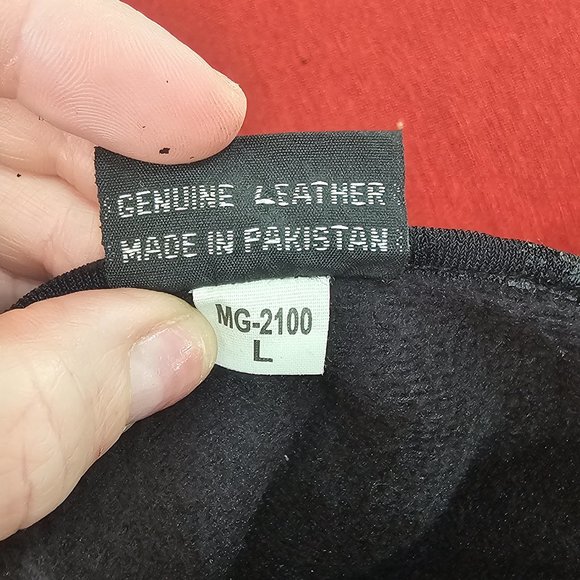 Motorcycle Mens Kevlar Gloves Genuine Leather "Bikers Club" Brand EUC Thinsulate - Picture 13 of 16